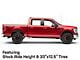 Moto Metal Razor Satin Black Machined Red Tint 6-Lug Wheel; 20x10; -24mm Offset (21-25 F-150)