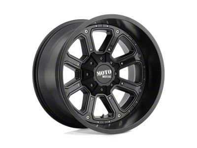 Moto Metal Shift Matte Black with Gloss Black Inserts 6-Lug Wheel; 18x9; 18mm Offset (21-24 F-150)