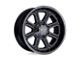 Moto Metal Shift Matte Gray with Gloss Black Inserts 8-Lug Wheel; 17x9; -12mm Offset (23-24 F-250 Super Duty)