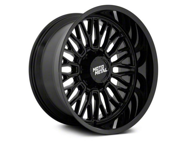 Moto Metal Stinger Gloss Black 8-Lug Wheel; 22x10; -18mm Offset (17-22 F-350 Super Duty SRW)