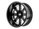 Moto Metal MO402 Gloss Black Milled 6-Lug Wheel; 20x10; -24mm Offset (07-13 Silverado 1500)