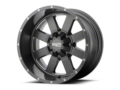 Moto Metal MO962 Satin Gray Milled 6-Lug Wheel; 22x14; -76mm Offset (14-18 Silverado 1500)