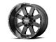 Moto Metal MO962 Satin Gray Milled 6-Lug Wheel; 22x14; -76mm Offset (07-13 Silverado 1500)