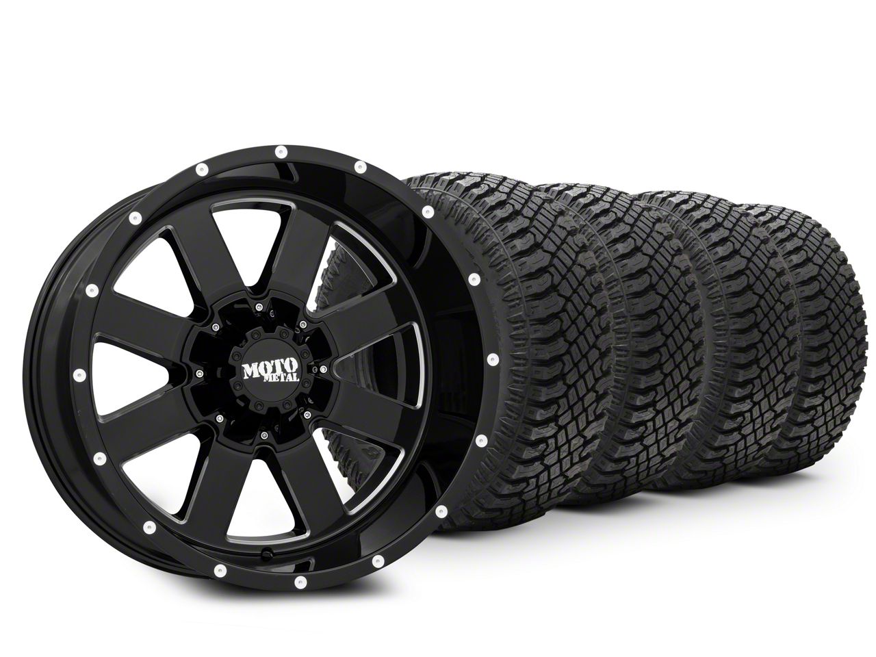 RAM 1500 20x12 Moto Metal MO962 & 33in Atturo All-Terrain Trail Blade X ...