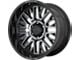 Moto Metal MO802 Gloss Black Machined with Gray Tint 6-Lug Wheel; 20x10; -18mm Offset (19-25 RAM 1500)