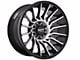 Moto Metal MO807 Gloss Black Machined 6-Lug Wheel; 22x12; -44mm Offset (19-25 RAM 1500)