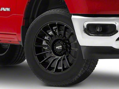 Moto Metal MO807 Gloss Black 6-Lug Wheel; 20x10; -18mm Offset (19-25 RAM 1500)