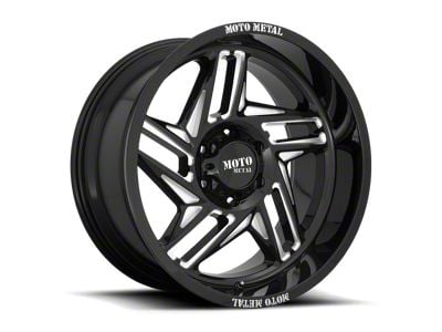 Moto Metal MO996 Ripsaw Gloss Black Milled 5-Lug Wheel; 20x12; -44mm Offset (09-18 RAM 1500)