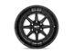 Moto Metal Phantom Gloss Black Milled 5-Lug Wheel; 20x10; -18mm Offset (02-08 RAM 1500, Excluding Mega Cab)
