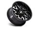 Moto Metal Turbine Gloss Black with Machined Face 5-Lug Wheel; 20x10; -18mm Offset (02-08 RAM 1500, Excluding Mega Cab)