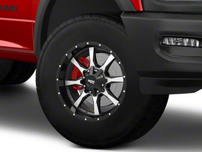 Moto Metal MO970 Gloss Black Machined 8-Lug Wheel; 18x10; -24mm Offset (19-24 RAM 2500)