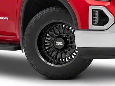 Moto Metal Stinger Gloss Black 6-Lug Wheel; 20x10; -18mm Offset (19-25 Sierra 1500)