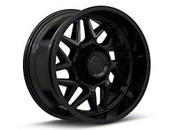 Moto Metal Turbine Gloss Black 8-Lug Wheel; 20x10; -18mm Offset (20-24 Sierra 2500 HD)