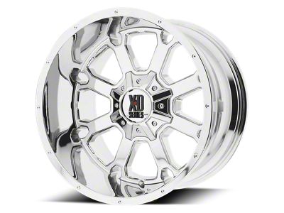 Moto Metal Banshee Chrome 8-Lug Wheel; 20x10; -18mm Offset (07-10 Sierra 3500 HD SRW)