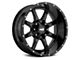 Moto Metal MO970 Gloss Black Milled 8-Lug Wheel; 18x10; -24mm Offset (07-10 Sierra 3500 HD SRW)