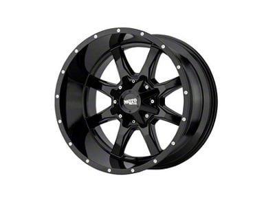 Moto Metal MO970 Gloss Black Milled 8-Lug Wheel; 20x10; -24mm Offset (07-10 Sierra 3500 HD SRW)