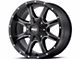 Moto Metal MO970 Semi Gloss Black Milled 8-Lug Wheel; 16x8; 0mm Offset (07-10 Sierra 3500 HD SRW)