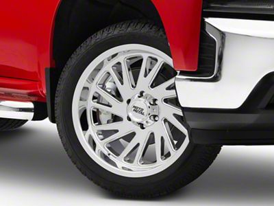 Moto Metal Combat Chrome 6-Lug Wheel; 22x10; -18mm Offset (19-25 Silverado 1500)