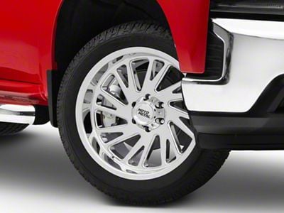 Moto Metal Combat Chrome 6-Lug Wheel; 24x12; -44mm Offset (19-25 Silverado 1500)