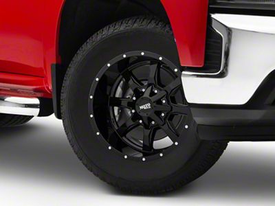 Moto Metal MO970 Gloss Black 6-Lug Wheel; 18x10; -24mm Offset (19-25 Silverado 1500)