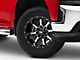 Moto Metal MO970 Gloss Black Machined 6-Lug Wheel; 18x10; -24mm Offset (19-24 Silverado 1500)