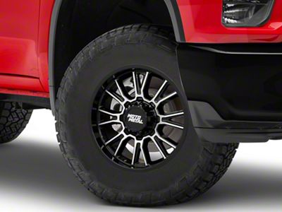 Moto Metal Legacy Gloss Black Machined 8-Lug Wheel; 18x9; 20mm Offset (20-25 Silverado 2500 HD)