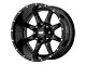 Moto Metal MO970 Gloss Black Milled 8-Lug Wheel; 20x9; 18mm Offset (07-10 Silverado 2500 HD)
