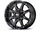 Moto Metal MO970 Semi Gloss Black Milled 8-Lug Wheel; 18x10; -24mm Offset (07-10 Silverado 2500 HD)