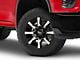 Moto Metal Spider Gloss Black Machined 8-Lug Wheel; 20x10; 12mm Offset (20-24 Silverado 2500 HD)