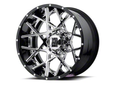 Moto Metal Spider Gloss Black 8-Lug Wheel; 22x12; -44mm Offset (07-10 Silverado 2500 HD)