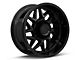 Moto Metal Turbine Gloss Black 8-Lug Wheel; 20x10; -18mm Offset (20-24 Silverado 2500 HD)