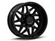 Moto Metal Turbine Gloss Black 8-Lug Wheel; 20x10; -18mm Offset (20-24 Silverado 2500 HD)