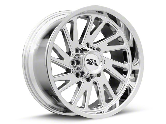 Moto Metal Combat Chrome 8-Lug Wheel; 20x10; -18mm Offset (20-24 Silverado 3500 HD SRW)