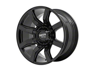 Moto Metal MO804 Spider Gloss Black 8-Lug Wheel; 20x9; 0mm Offset (11-14 Silverado 3500 HD SRW)