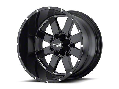 Moto Metal MO962 Gloss Black Milled 6-Lug Wheel; 22x14; -76mm Offset (21-24 Tahoe)