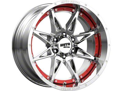 Moto Metal Hydra Chrome 6-Lug Wheel; 18x8.5; 18mm Offset (21-24 Yukon)