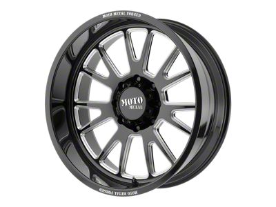Moto Metal MO401 Gloss Black Milled 6-Lug Wheel; 20x10; -24mm Offset (21-24 Yukon)