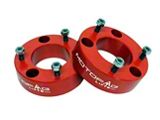 MotoFab 2-Inch Front Leveling Kit; Red (04-25 F-150, Excluding Raptor)