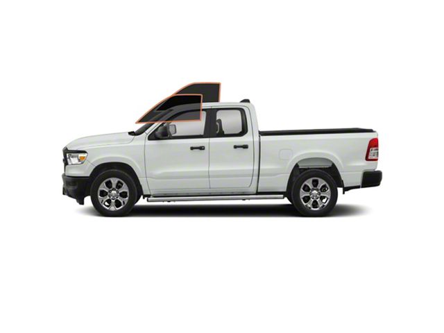 MotoShield Pro Front Driver/Passenger Window Tint; 35% (09-18 RAM 1500 Quad Cab)