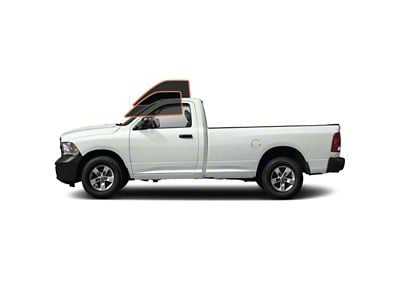 MotoShield Pro Front Driver/Passenger Window Tint; 35% (09-18 RAM 1500 Regular Cab)