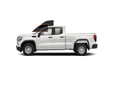 MotoShield Pro Front Driver/Passenger Window Tint; 25% (14-18 Sierra 1500 Double Cab)