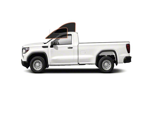 MotoShield Pro Front Driver/Passenger Window Tint; 25% (14-18 Sierra 1500 Regular Cab)