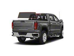 MotoShield Pro Solid Rear Windshield Tint; 5% (19-24 Sierra 1500 Crew Cab)