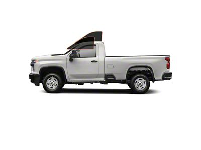 MotoShield Pro Front Driver/Passenger Window Tint; 15% (15-19 Silverado 2500 HD Regular Cab)