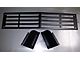 Mountains2Metal Plain Rectangles Bumper Grille Insert; Black (15-19 Silverado 2500 HD)