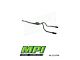 MPI Exhaust Technologies Stainless Steel Performance Series Clamp-On Dual Exhaust System with Black Tips; Rear Exit (17-22 6.2L F-350 Super Duty)