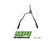 MPI Exhaust Technologies Turbo Series Clamp-On Dual Exhaust System with Polished Bright Chrome Tips; Rear Exit (99-06 4.8L Sierra 1500)