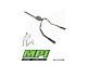 MPI Exhaust Technologies Turbo Series Weld-On Dual Exhaust System with Polished Bright Chrome Tips; Rear Exit (14-24 6.4L RAM 3500)
