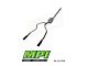MPI Exhaust Technologies Performance Series Weld-On Dual Exhaust System with Black Tips; Rear Exit (20-24 6.6L Gas Sierra 2500 HD)