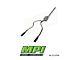 MPI Exhaust Technologies Performance Series Weld-On Dual Exhaust System with Black Tips; Rear Exit (20-24 6.6L Gas Sierra 3500 HD)